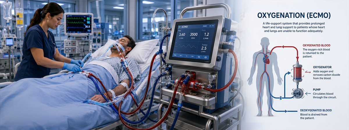 Extra-Corporal Membrane Oxygenation (ECMO)