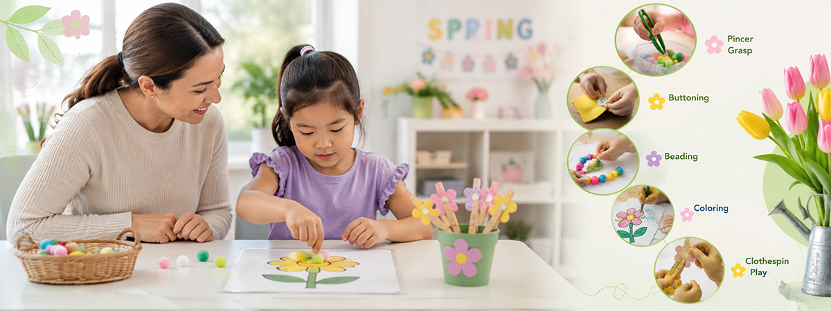 Fine Motor Skill Activities for Spring