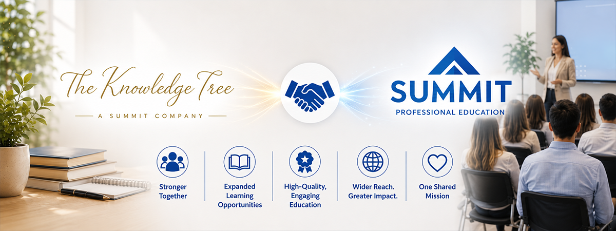 The Knowledge Tree Joins Summit Professional Education to Expand High-Quality, Engaging Education for Mental Health Professionals